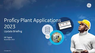 GE Digital Proficy Plant Applications 2023 [upl. by Anir]