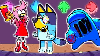 FNF Character Test  Gameplay VS My Playground  Bluey Mr Beast Pibby [upl. by Danae]