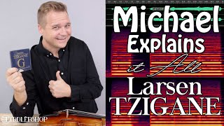 Michael Explains it all  Larsen Tzigane Strings for Violin [upl. by Millham898]