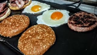 hamburguesas 🔥Hamburguesas De Pavo A La Plancha🔥 Pura Locura comida cenas chef burger 👨🏻‍🍳🍔🔪📽️ [upl. by Oulman]