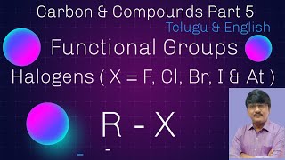 Functional Group Halogens  Halo hydrocarbons Class 101112 తెలుగు Physics Concepts by Ali Sir [upl. by Retrop]