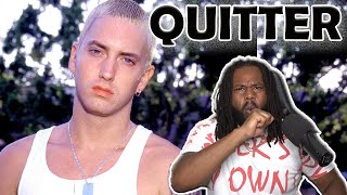 FIRST TIME HEARING Eminem feat D12  Quitter REACTION  Everlast Diss [upl. by Eohce939]