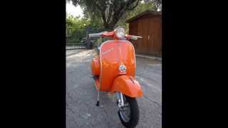 Restauro totale Vespa 50 L 1969 Giallo Aranciowmv [upl. by Nosirrag851]