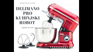 KUHINJSKI ROBOT DELIMANO PRO I DODACI ZA RIBANJEREZANJE TE MLJEVENJE MESA I PRAVLJENJE ĆEVAPČIĆA [upl. by Fax]