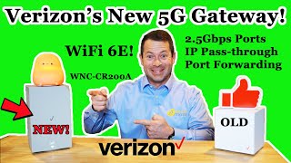 ✅ NEW Gateway  Verizon 5G Home Internet  WNCCR200A Replaces The Cube [upl. by Sue]