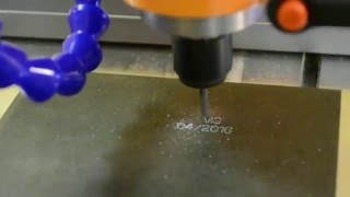 Engraving Aluminum Delrin and Steel on a STEPCRAFT CNC System [upl. by Easlehc]