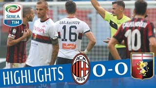 Milan  Genoa 00  Highlights  Giornata 9  Serie A TIM 201718 [upl. by Ginni717]