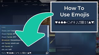 Use Emoji In Valorant Chat [upl. by Teeniv168]
