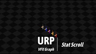 Stats Scroll  Unity VFX Graph Effect [upl. by Roswald]