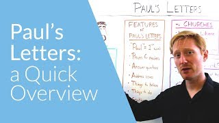 Pauls Letters a Quick Overview  Whiteboard Bible Study [upl. by Nyleimaj447]