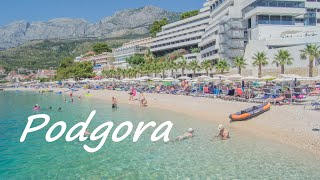 Podgora na Riwierze Makarskiej trasa z Polski plaże palmy hotel Medora  Chorwacja Autem PL [upl. by Hoon579]