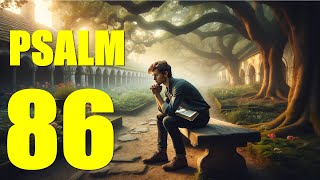 Psalm 86 Reading A Prayer of David With words  KJV [upl. by Zerimar]