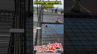 How to check steel and shattering at site civilengeeniring buildingconstruction [upl. by Lucilia]