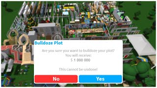 Deleting my Bloxburg plots Roblox [upl. by Atin]