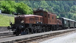 Krokodil am Gotthard Sommer 2013  Zugtrainfarttrain [upl. by Rollins]