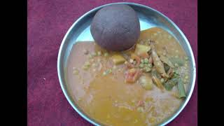 ಹಸಿ ತೊಗರಿಕಾಳು ಕರಿಮೀನಿನ ಸಾಂಬಾರ್  Togarikalu Curry  Hasi togarikalu Huli recipe [upl. by Samuele753]