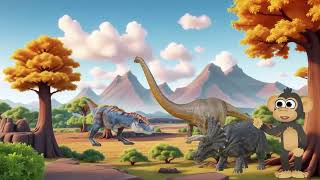 Dinos leren  TRex Triceratops Brachiosaurus en Pterodactylus  Educatief voor kids Nederlands [upl. by Ceevah]