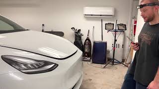 Tesla Model YModel 3 Front Bumper Removal Video 6 Tesla Disassembly [upl. by Towill]