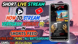 How To Live Stream On Youtube Short Feed In Mobile  Turnip App Se Short Live Kaise Chalaye ✅100 [upl. by Neliak]