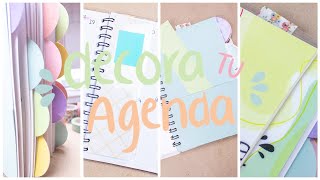 4 ideas para decorar tu AGENDA  SayilDIY [upl. by Kleiman]