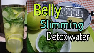 Natural Belly slimming Detox water recipe  weight loss [upl. by Colpin819]