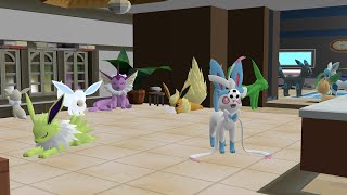 Shiny Eeveelutions Relaxing at home [upl. by Kentigera]