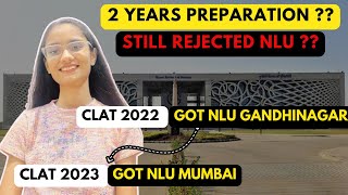 Why Did I Reject NLU After Preparing 2 Years for CLAT😱❓  My Journey from Zero to Hero💅💯🔥 [upl. by Vachell37]