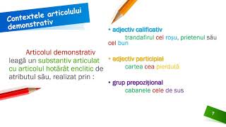 Articolul demonstrativ [upl. by Vandervelde]