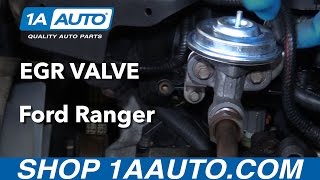 How to Replace EGR Valve 9812 Ford Ranger [upl. by Eilatam729]