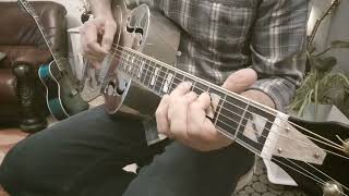 Resonator Sunday Slide Blues riff acousticblues slideguitar resonatorguitar [upl. by Parrnell652]