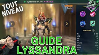 GUIDE LYSSANDRA Raid Shadow Legends FR [upl. by Llig]