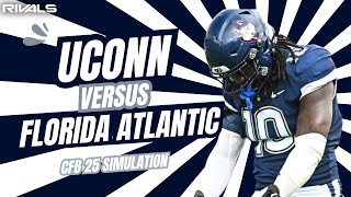 UConn vs Florida Atlantic  College Football 25 Simulation  UConn Huskies Football [upl. by Arley]