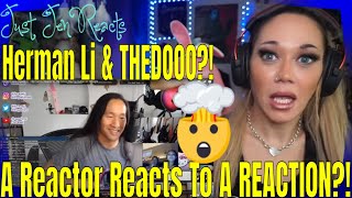 FIRST TIME REACTING  Herman Li Reacting to TheDooo  A Reactor Reacting To REACTING 😱 DRAGONFORCE [upl. by Zetnauq]