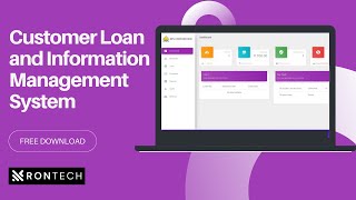 Customer Loan and Information Management System  FREE SOURCE CODE [upl. by Rednas407]