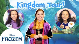 Touring Elsa and Annas Kingdom  Frozen Friends Club [upl. by Hoo]