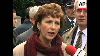 N IRELAND IRISH PRESIDENT MARY MCALEESE VISITS OMAGH [upl. by Raffin]