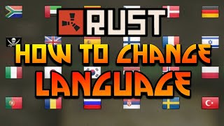 How To CHANGE LANGUAGE In Rust [upl. by Ecnarrat]