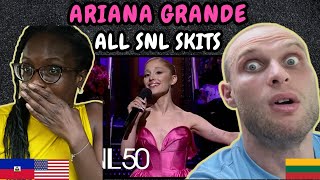 REACTION TO Ariana Grande  All Skits at SNL 50 Oct 13 2024  FIRST TIME HEARING [upl. by Ailaza]