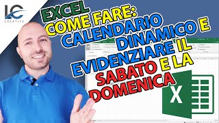 Tutorial Come fare un Calendario Dinamico evidenziando il Sabato e la Domenica [upl. by Aicatsue327]