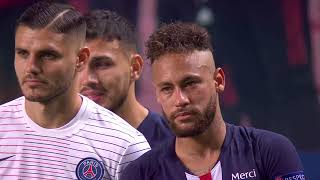 PSG given guard of honour and the moment Bayern Munich lifted the 201920 Champions League trophy [upl. by Elisabet]