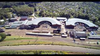 Bahnbetriebswerk ChemnitzHilbersdorf aus der Luft [upl. by Jaine709]