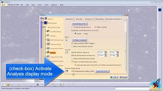 CATIA SETTINGS  Drafting  Analysis Display Mode [upl. by Kalinda927]