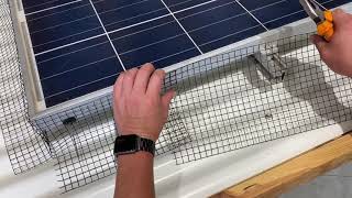 Solar Panel Mesh Installation [upl. by Arvin]