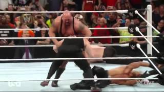 Brock Lesnar F5 both Kane and Big Show [upl. by Terina]