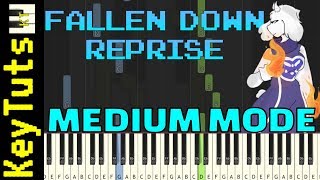 Learn to Play Fallen Down Reprise from Undertale  Medium Mode [upl. by Purcell]