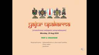 Yajur upakarma 2024 [upl. by Osana]