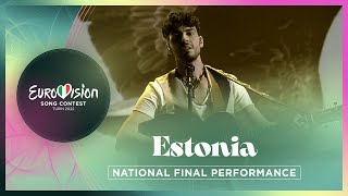 STEFAN  Hope  Estonia 🇪🇪  National Final Performance  Eurovision 2022 [upl. by Mikaela]