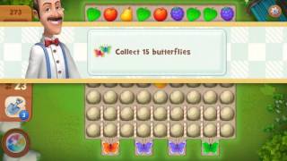 Gardenscapes Level 273 Walkthrough quotNo Boosters Usedquot [upl. by Daph]