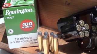 357 Magnum 125gr SNUBBY Ballistic Gel Test [upl. by Halimaj211]