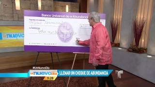 Cómo llenar un cheque de abancia  Un Nuevo Día  Telemundo [upl. by Reid]